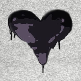 Dripping Purple Heart T-Shirt